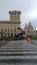 Removal of the Christmas tree Spelacchio from Piazza Venezia, Ro