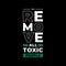 Remove all toxic people typography