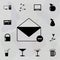 remove the envelope icon. web icons universal set for web and mobile