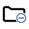 Remove folder icon design vector
