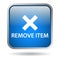 Remove item web button
