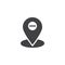 Remove Location pin vector icon