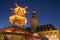 Remscheid townhall germany with christmas market