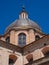 The Renaissance brick dome of the cathedral of Urbino, Italy.