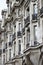 Renaissance building with balconies in Paris