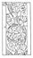 Renaissance Ornament Vine was used as a design on an Italian pilaster, vintage engraving