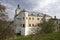 Renaissance palace in Pardubice, historic beautiful chateau, sunny and blue sky