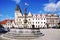 Renaissance Town hall â€“ Hussite museum with catacombs, Zizka square, Tabor city, Czech republic
