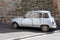 Renault 4 4l vintage retro car side view oldtimer r4 parked in street