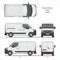 Renault Master Cargo Van L1H1 2020 Blueprint