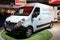 Renault Master light commercial vehicle at the Brussels Autosalon Motor Show. Belgium - January 18, 2019