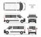 Renault Master Passenger Van L2H2 2020 Blueprint