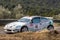 Renault Maxi Megane engaged in time trial race for the Italian mountain speed championship