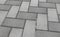 Render of grey lock paving texture.