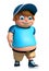 Render of Little boy walking pose