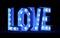 Render love signboard