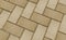 Render of yellow lock paving texture.