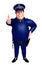 Rendered illustration of Police thumbs up pose