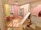 Rendering 3D Classic children room