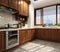 Rendering kitchen room