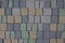 Renew multi-colored Stone paving texture. Abstract structured background of modern street pavement slabs pattern.