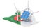 Renewable energy and sustainable development in Algeria, concept