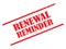 Renewal reminder stamp