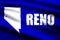 Reno flag illustration