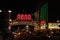 Reno Welcome Sign at Night