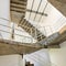 Renovated former industrial space with concrete stairs