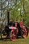 Renovated historic Traction engine