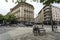 Renovated `Slaveikov` square in Sofia downtown, Bulgaria