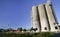 Renovation of docklands modified into famous traveler attraction of Silo Park in Wynyard Quarter, Auckland skyline in New Zealand