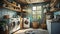 Renovation-worthy Laundry Room With Atmospheric Lighting And Recycled Materials