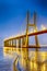 Renowned Picturesque Vasco Da Gama Bridge in Lisbon