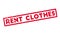 Rent Clothes rubber stamp