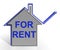 For Rent House Shows Landlord Leasing Property