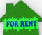 For Rent House Shows Rental Estate Agents