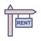 For rent Isolated Vector icon which can easily modify or edit