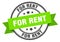 for rent label