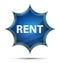 Rent magical glassy sunburst blue button