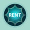 Rent magical glassy sunburst blue button sky blue background