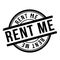 Rent Me rubber stamp