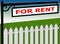 FOR RENT sign