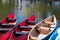 Rental canoes Dows Lake