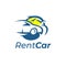 Rental car logo icon