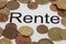 Rente pension in german