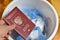 renunciation of Russian citizenship. travel ban. Russian passport in trash can