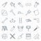 Repair and building tools icons