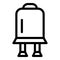 Repair capacitor icon, outline style